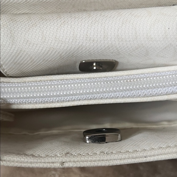 Liz Claiborne off white Vintage Handbag Bag - Picture 5 of 5